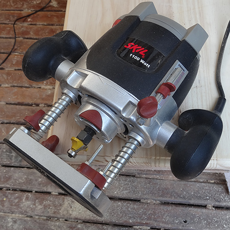 Cottage style shabby chic distressed TV or media cabinet skil router