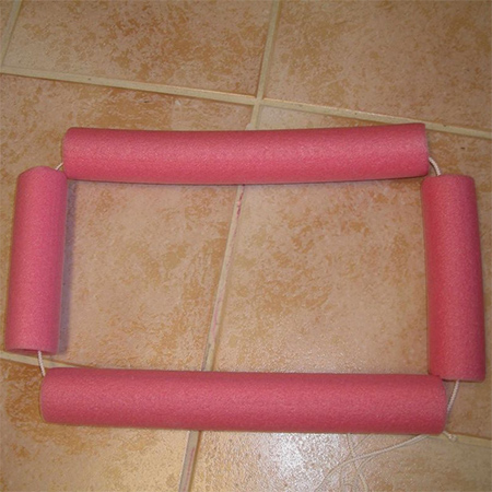 Pool noodle pool bar