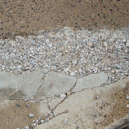 fix and repair flaking, cracked or spalled concrete