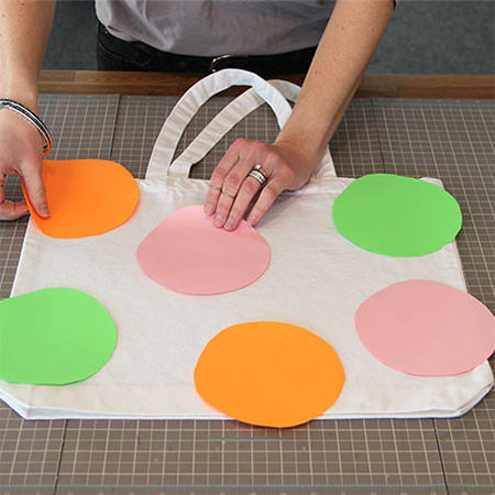 Make your own cotton tote bag or dress up a plain tote bag with a handmade stencil and some colourful acrylic craft paints