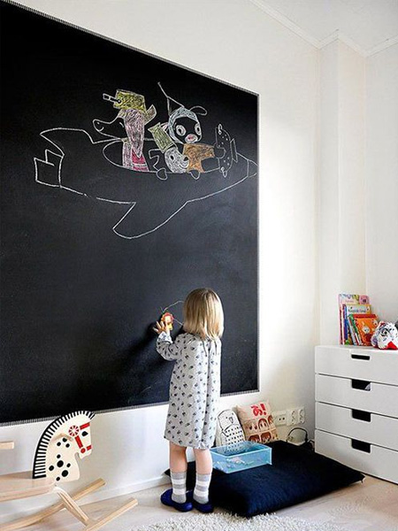 rustoleum chalkboard wall ideas for childrens bedroom