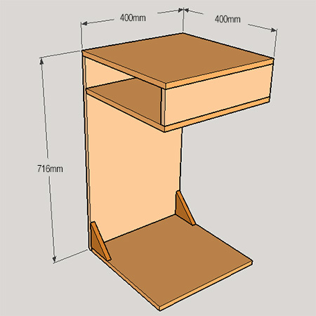 3-in-1 table that is a TV tray, a laptop stand, or a coffee table