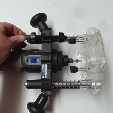 Turn your Dremel Multitool into a mini router