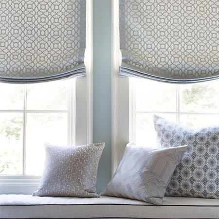 make your own roman or austrian blinds and cushion covers