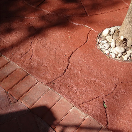 painting concrete slab