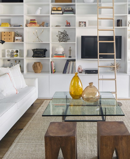 Make a small townhouse feel spacious 
