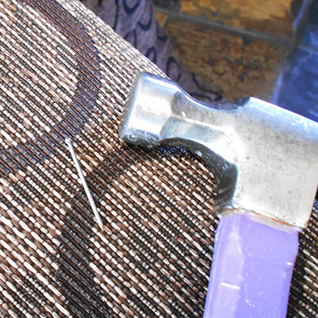 Your panel pins should have a small head on the top in order for this to work properly.