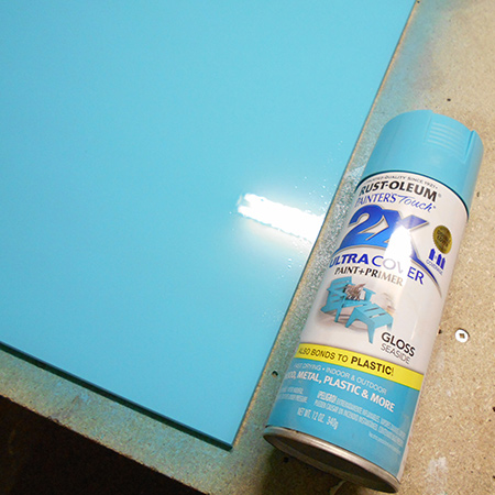 Glass memo board - paint