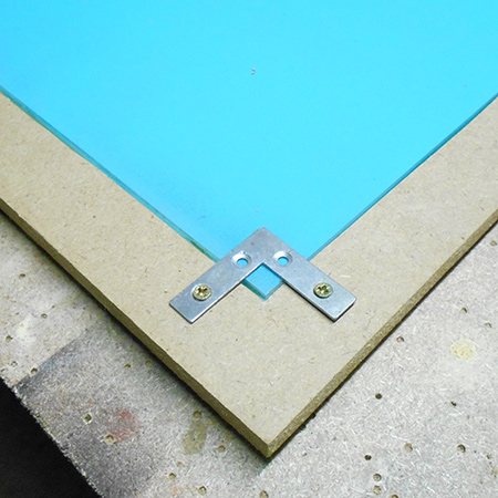 Glass memo board secure glass