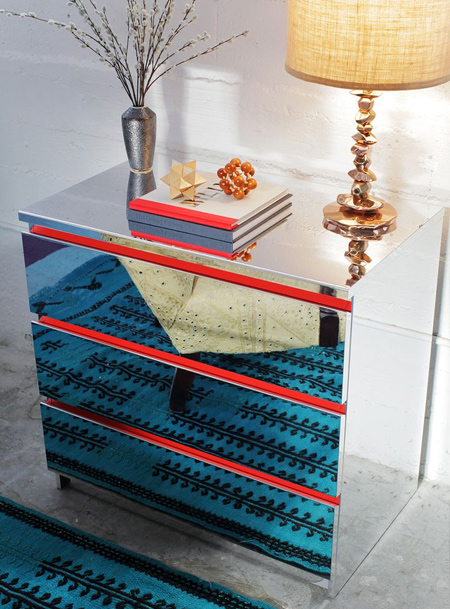 ikea hack malm dresser make diy with mirror drawers