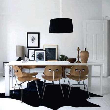 black and white decor and furniture is back