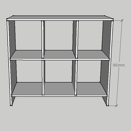 Colourful storage unit