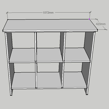 Colourful storage unit