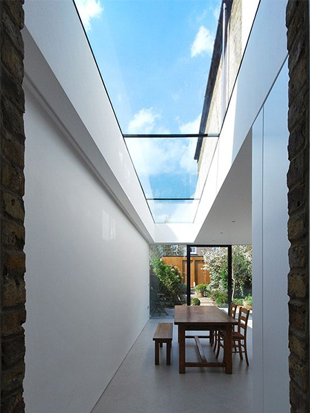 Glazing, walk-on rooflights and skylights