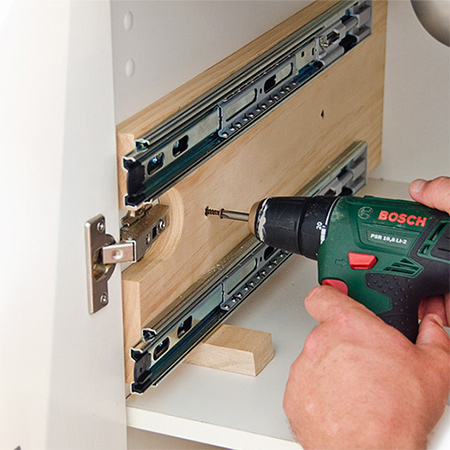 Practical undersink storage drawers
