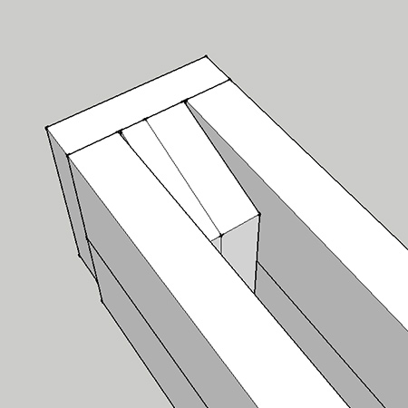 DIY self-supporting bicycle stand