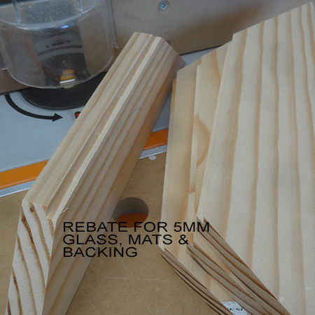 Trio of colourful 1-hour picture frames