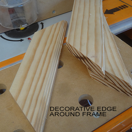 Trio of colourful 1-hour picture frames