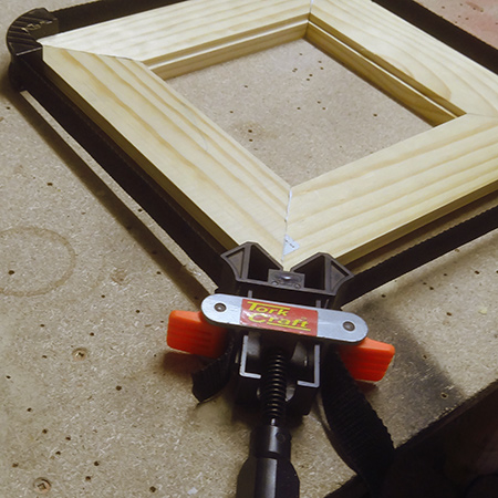 Trio of colourful 1-hour picture frames