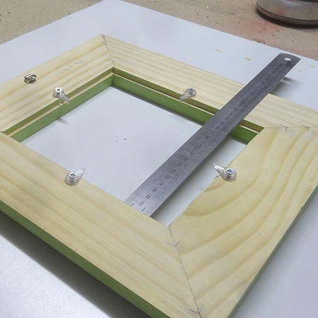 Trio of colourful 1-hour picture frames