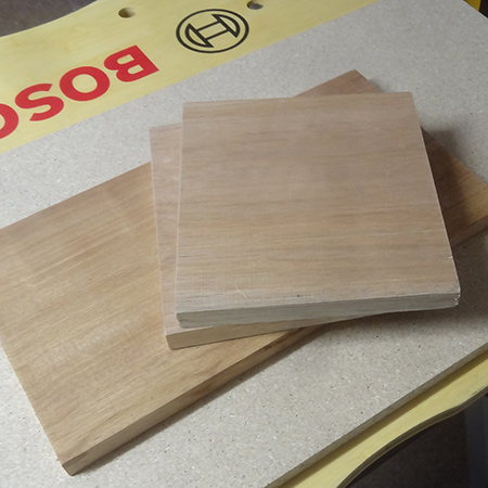 1. Cut your wood to size, or have the pieces cut for you. You can buy pine shelving at your local Builders, but will need to source Meranti or other hardwood species at a timber merchant.