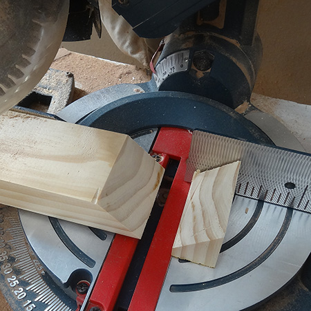 Assembly is quick and easy, and apart from cutting the mitred corners on the columns, all the pieces can be cut to size at your local Builders, cutting down on how many tools are needed for this project. 