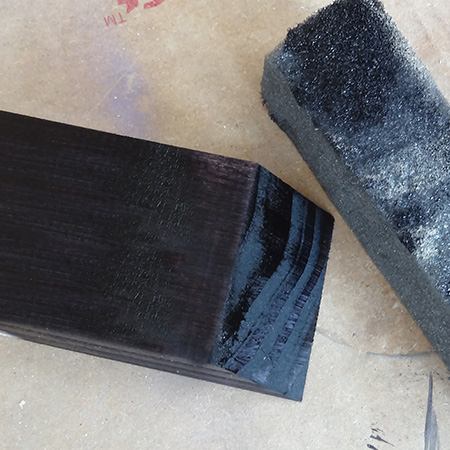 woodoc ebony gel stain rustic pine or reclaimed timber bookshelf