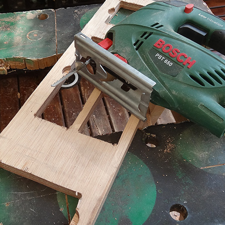 cut out with jigsaw