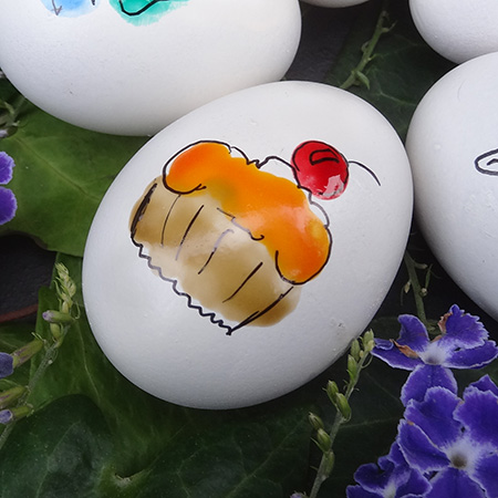 Fingerprint Easter eggs - fun kids craft