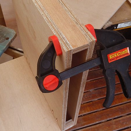 laptop stand use tork craft quick clamps