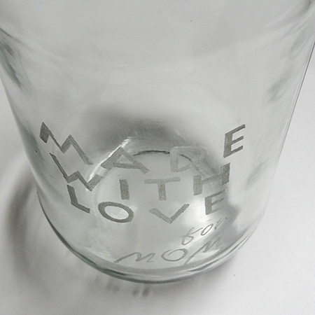 Using Dremel Micro to engrave glass Mother's Day gift