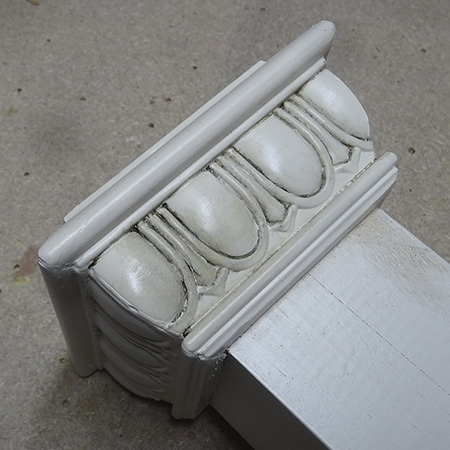 Faux vintage candle holders