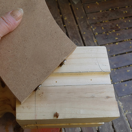 Make a round drop-leaf table