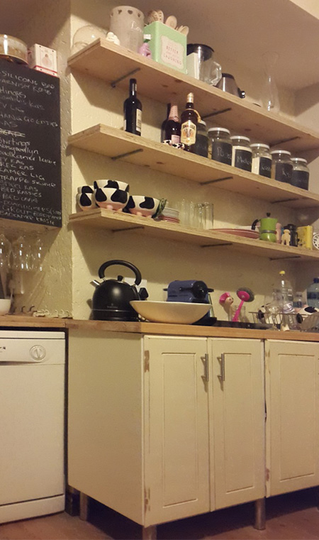 DIY farm style kitchen on a budget