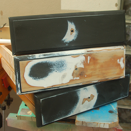 Rust-Oleum Chalked paint transforms secondhand dresser