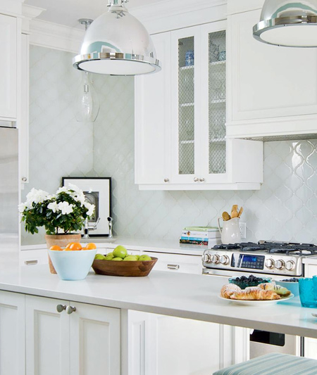 incorporate open shelving for both a visually attractive and a practical solution.