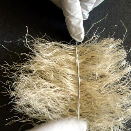 Make a sisal bottle brush Christmas tree