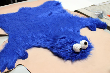 How to make a cookie monster play mat or rug