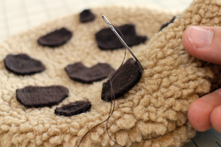 How to make a cookie monster play mat or rug
