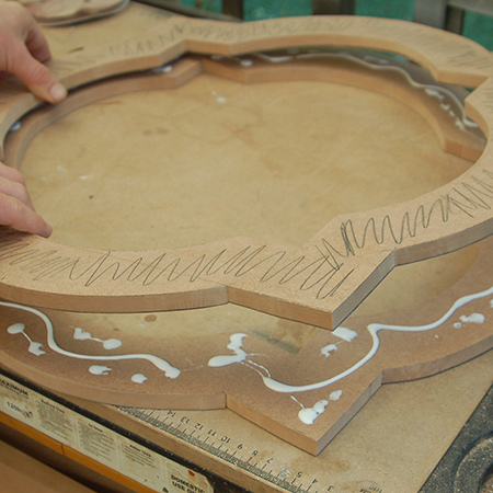 Make your own ornamental mirror