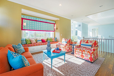 Don't be afraid to introduce colour to a home 