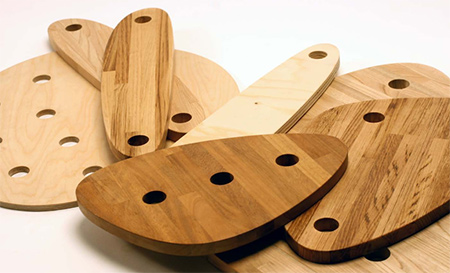 Divinus... A table made from reycled materials - wood and glass