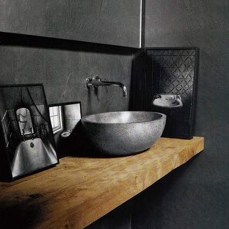 You can use this method to craft your own bathroom vanity basins