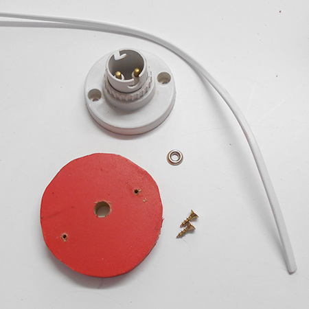 Upcycle a plastic paint container into a trendy pendant lamp