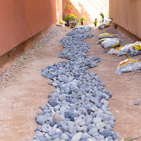 Easy drainage solution for water run off