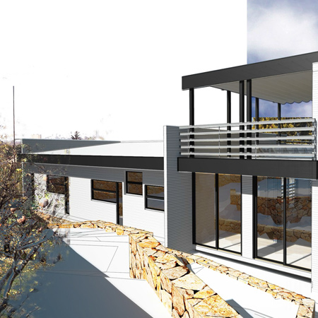 Cliff house... An alternative and fast method of construction 