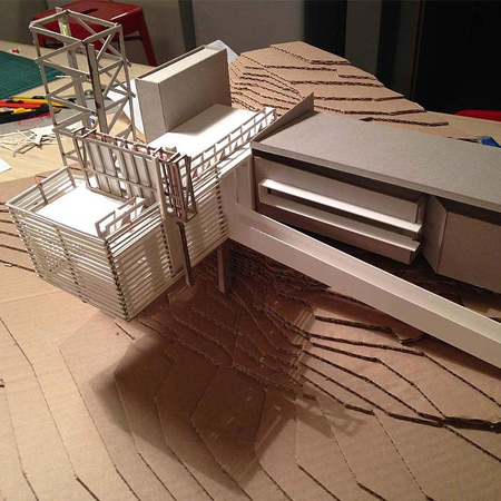 Cliff house... An alternative and fast method of construction 