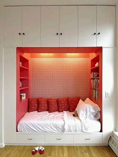 Home Dzine Bedrooms Storage Ideas, Around Bed Storage Ideas