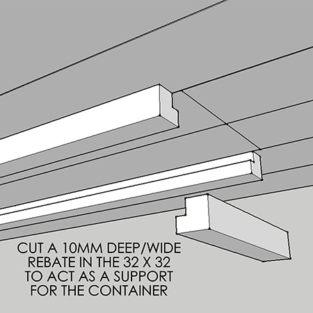 Outdoor table with ice box cooler