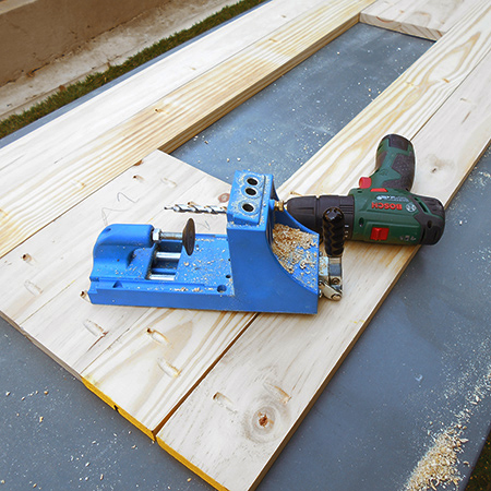 Outdoor table with ice box cooler